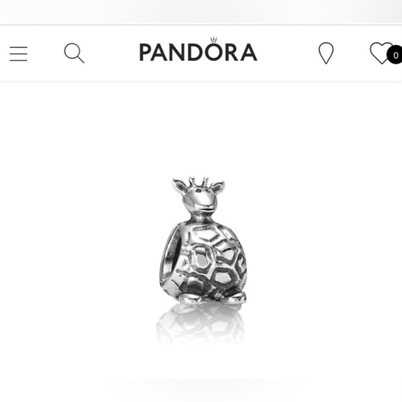 Silver Pandora charm giraffe 🦒 plus box - Picture 1 of 3
